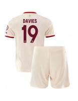 Bayern Munich Alphonso Davies #19 Tredjedraktsett Barn 2024-25 Korte ermer (+ bukser)